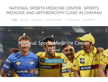 Tablet Screenshot of natsportsmed.com